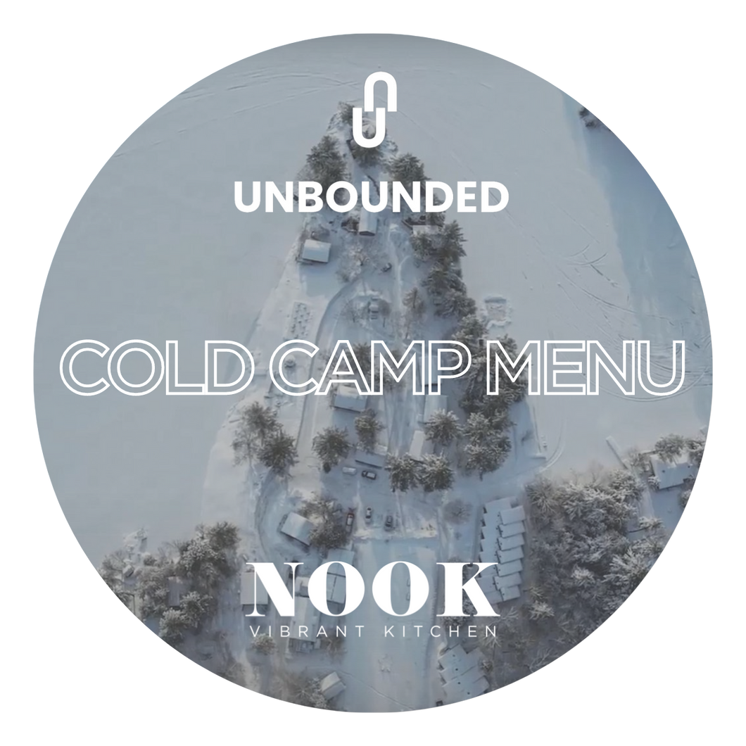 Unbounded Cold Camp Menu