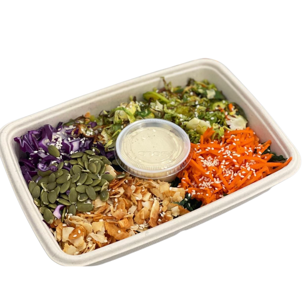 Kale Chicken Caesar Salad