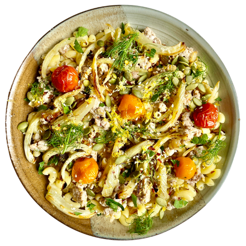 Fennel + Turkey Pasta