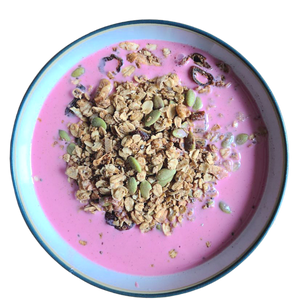 Glow Granola w/ Pink Milk